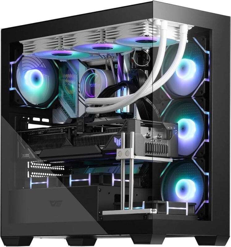 HIGH END GAMING PC – DARKFLASH DS900W WITH 4 ARGB FANS