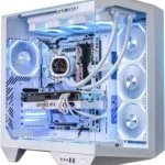 DarkFlash DY470 ATX PC Case WHITE WITH 4PC DARKFLASH DM20 LINE ARGB FAN