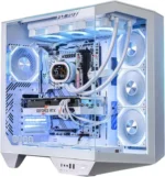 DarkFlash DY470 ATX PC Case WHITE WITH 4PC DARKFLASH DM20 LINE ARGB FAN