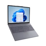 Lenovo IdeaPad Slim 3 15ARP10 laptop in Luna Grey showing the 15.3-inch WUXGA display and keyboard layout.