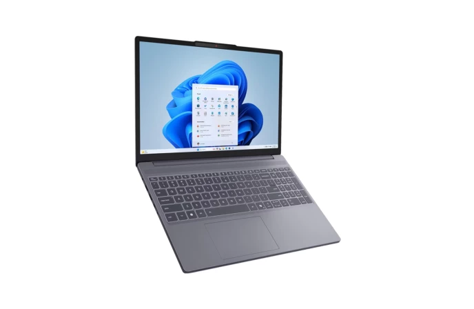 Lenovo IdeaPad Slim 5 13ARP10 ultraportable laptop in Cloud Grey featuring the 13.3-inch 100% sRGB display, aluminum chassis, and AMD Ryzen 5 7535HS architecture at Alam Tech Kathmandu.
