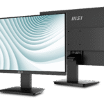 MSI PRO MP2412 23.8-inch business monitor showing the slim bezel design, 100Hz Full HD VA panel, and basic tilt stand at Alam Tech Kathmandu.
