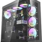 AMD Ryzen 7 9800X3D Custom High-End Gaming PC Build with DarkFlash DS900 ARGB at Alam Tech Kathmandu